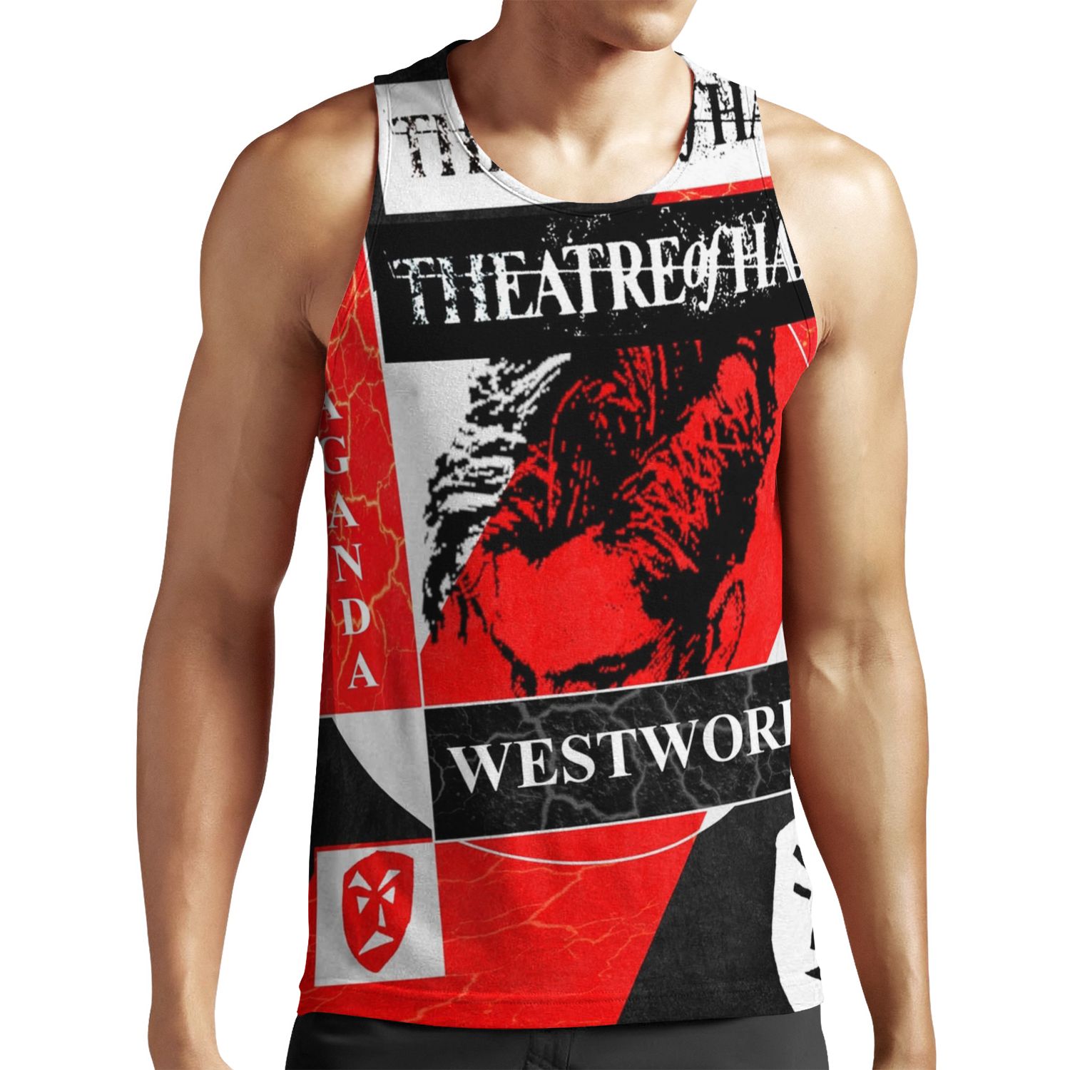 Theatre Of Hate Westworld Propaganda All-over-print Unisex Tank Top