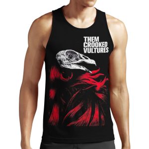 Them Crooked Vulture All-over-print Unisex Tank Top Josh Homme Poster Qotsa Sticker All-over-print Unisex Tank Top