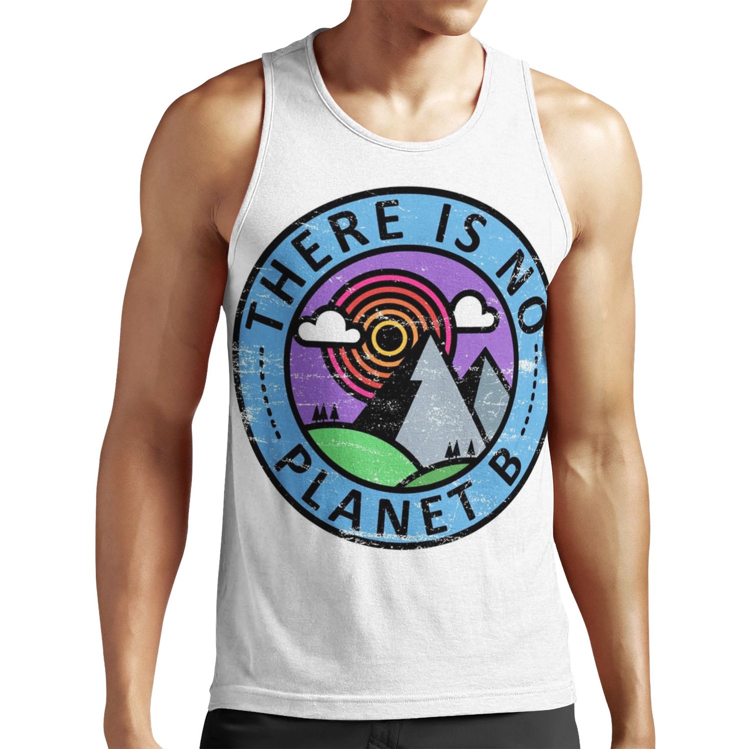 There Is No Planet B All-over-print Unisex Tank Top