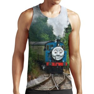 Thomas Huffing And Puffing Up The Track All-over-print Unisex Tank Top