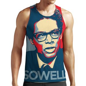 Thomas Sowell In Color All-over-print Unisex Tank Top