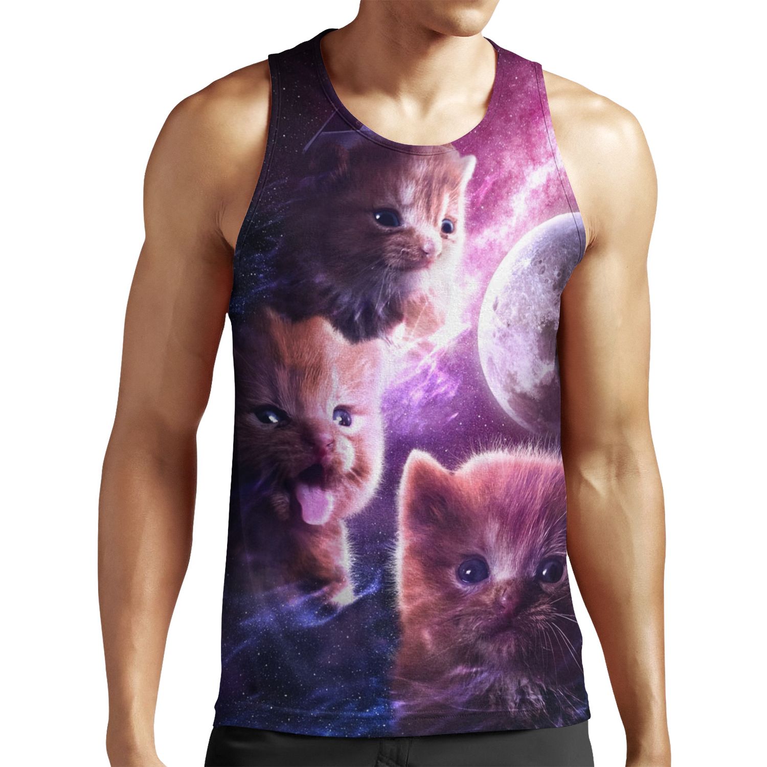 Three Degenerate Moon All-over-print Unisex Tank Top