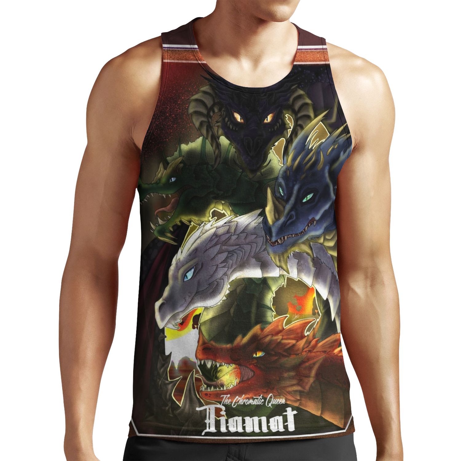Tiamat The Chromatic Queen All-over-print Unisex Tank Top