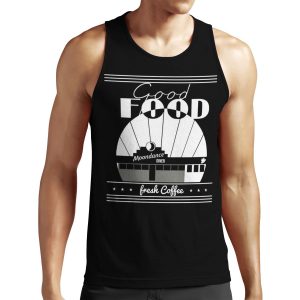 Tick Boom Good Food Moondance Diner Fresh Coffee Gift All-over-print Unisex Tank Top