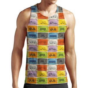 Ticket To Ride The Trains All-over-print Unisex Tank Top
