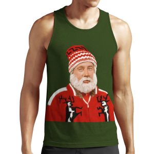 Tim Allen Santa Clause Digital Painting Portrait All-over-print Unisex Tank Top
