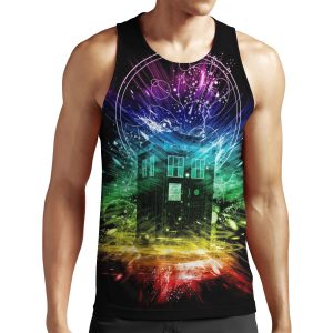 Time Storm Rainbow Version All-over-print Unisex Tank Top