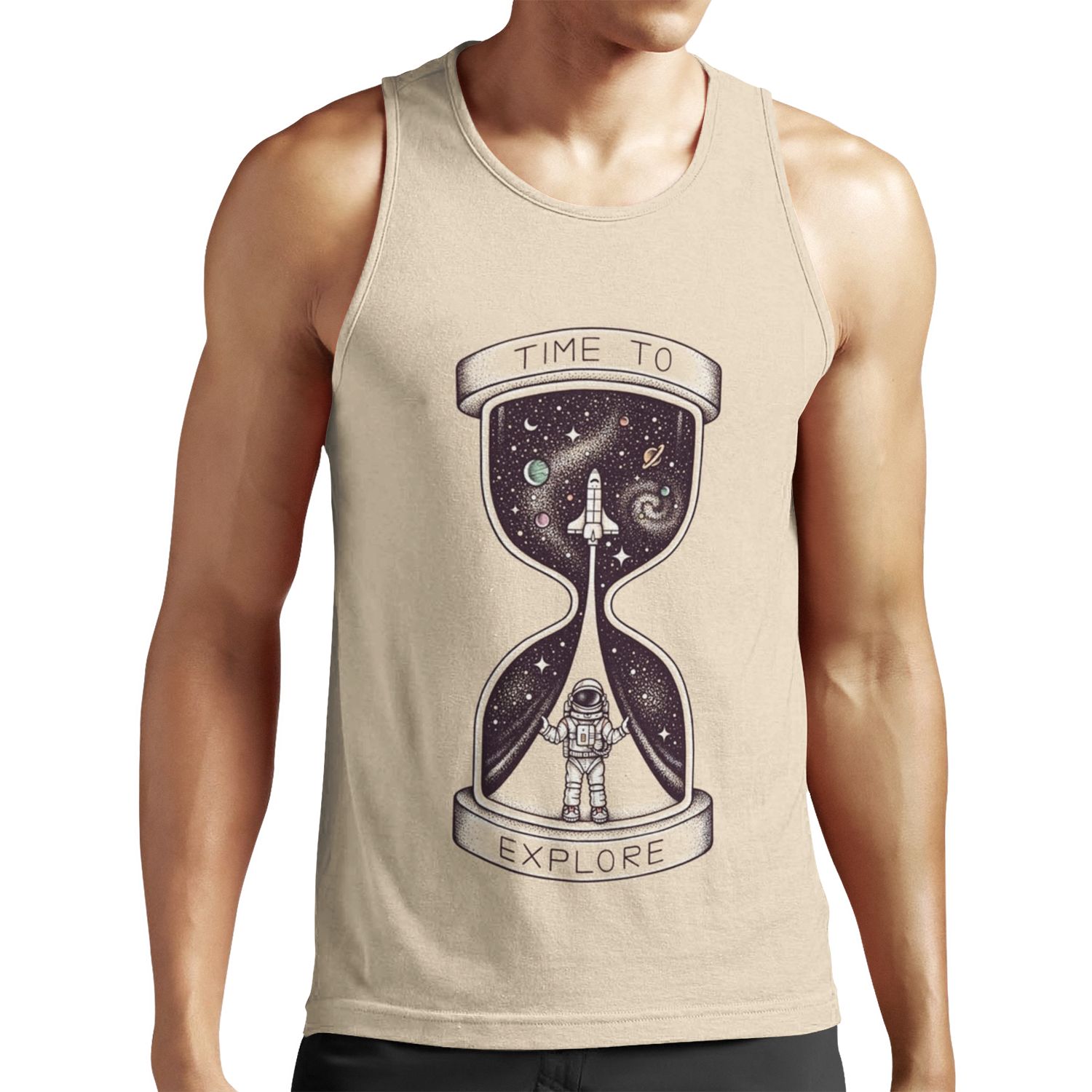 Time To Explore All-over-print Unisex Tank Top