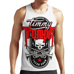 Timmy Freak Grunge Skull All-over-print Unisex Tank Top