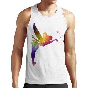 Tinkerbell In Watercolor All-over-print Unisex Tank Top
