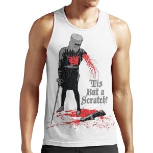 Tis But A Scratch All-over-print Unisex Tank Top