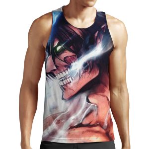 Titan Eren Shingeki No Kyojin All-over-print Unisex Tank Top