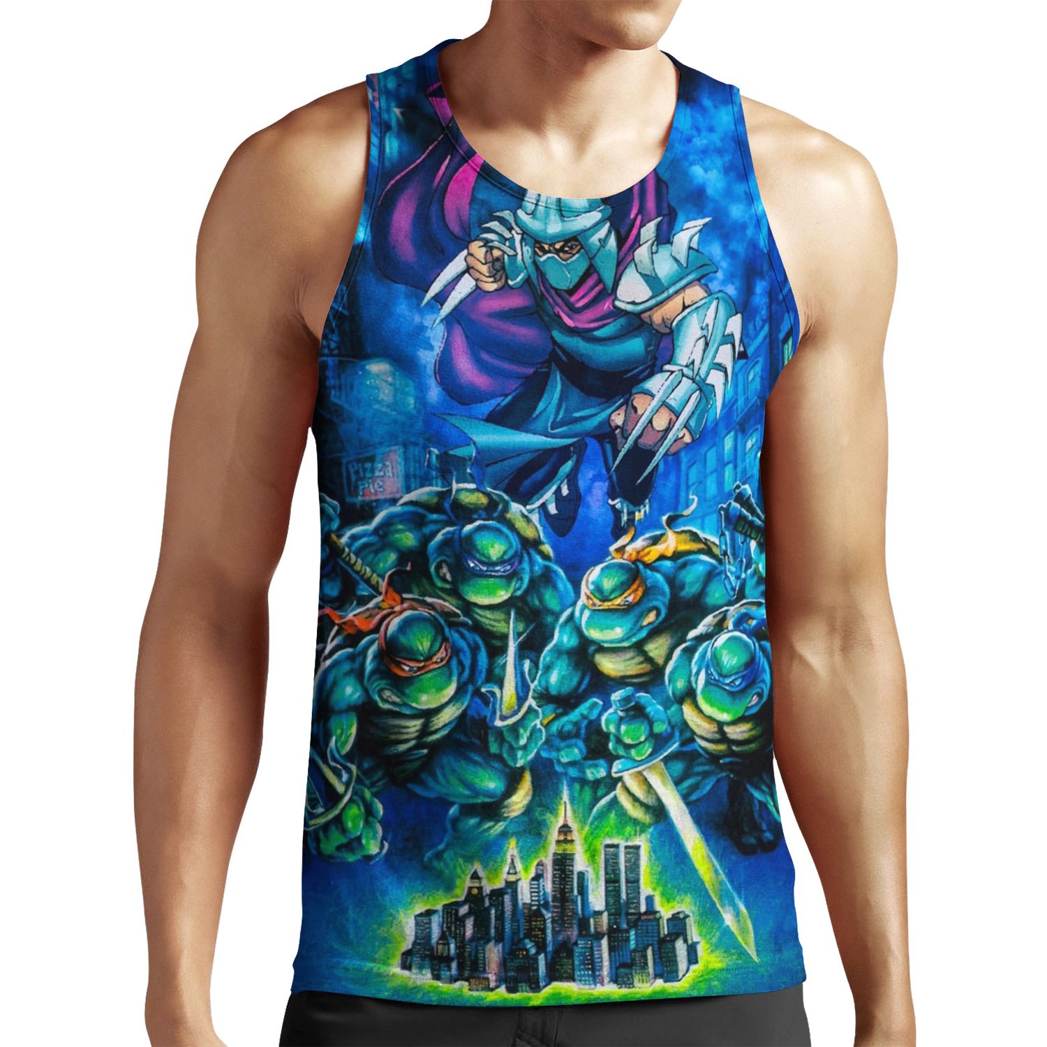 Tmnt Hyper Stone Manhattan All-over-print Unisex Tank Top