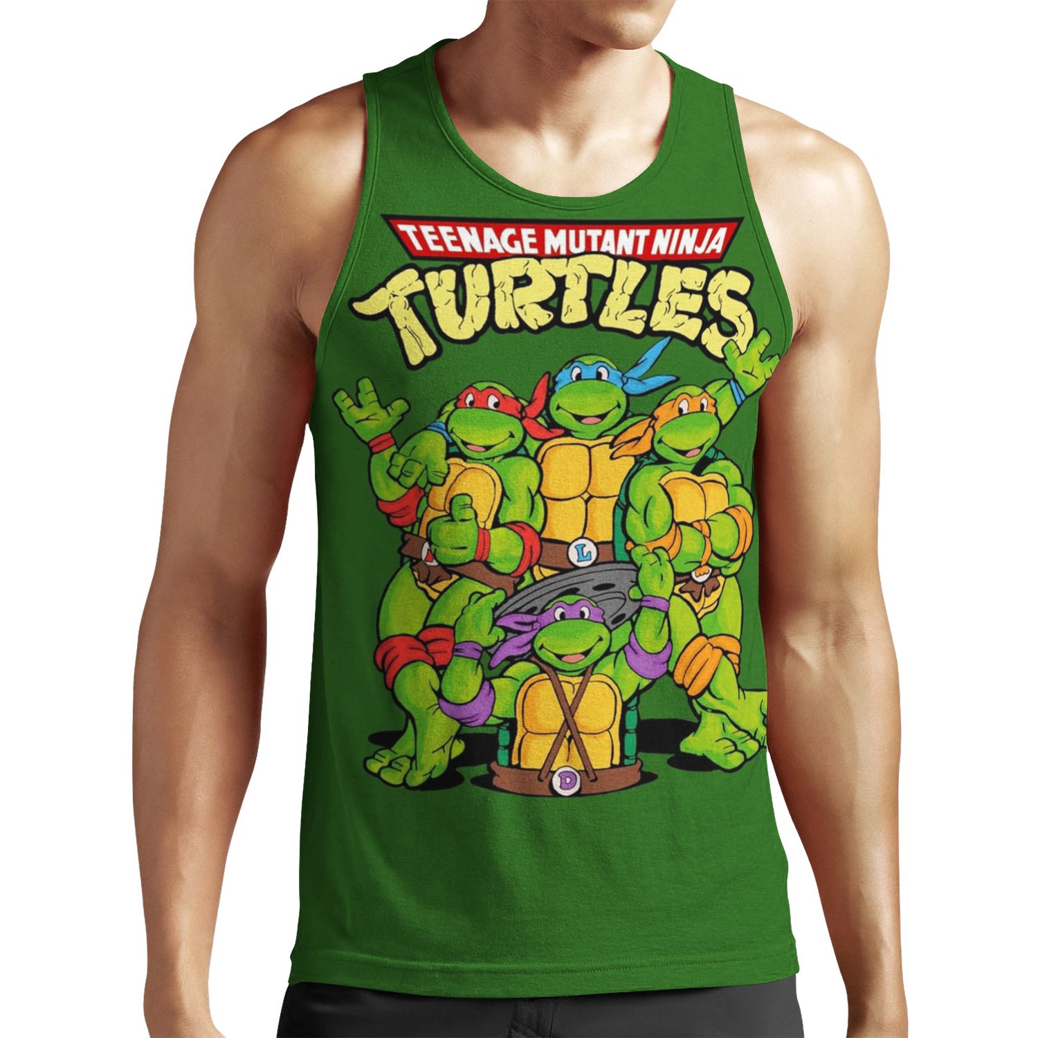 Tmnt Teenage Mutant Ninja Turtles All-over-print Unisex Tank Top