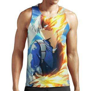 Todoroki Shoto All-over-print Unisex Tank Top