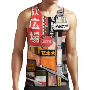 Tokyo Street Signs All-over-print Unisex Tank Top