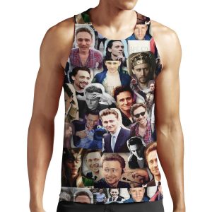 Tom Hiddleston Collage All-over-print Unisex Tank Top