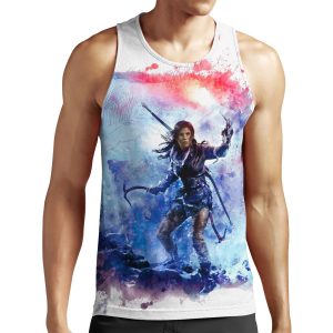 Tomb Raider Painting All-over-print Unisex Tank Top