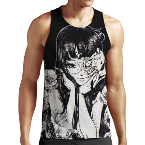 Tomie Junji Ito Unique Art All-over-print Unisex Tank Top