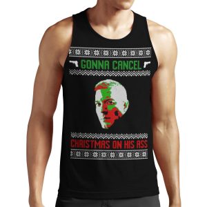 Tommy Egan Cancel Christmas Design All-over-print Unisex Tank Top