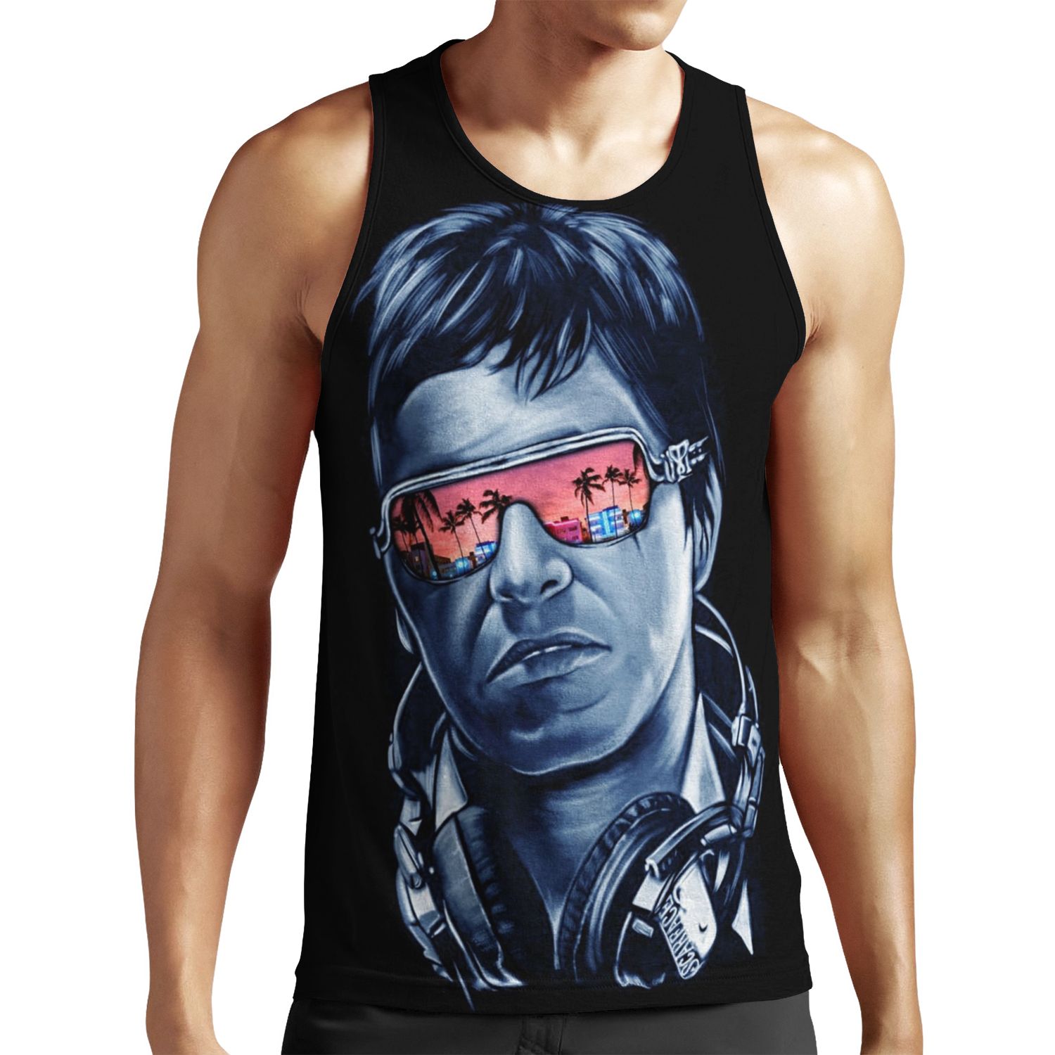 Tony Montana Miami All-over-print Unisex Tank Top