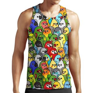 Too Many Birds Bird Squad 1 All-over-print Unisex Tank Top