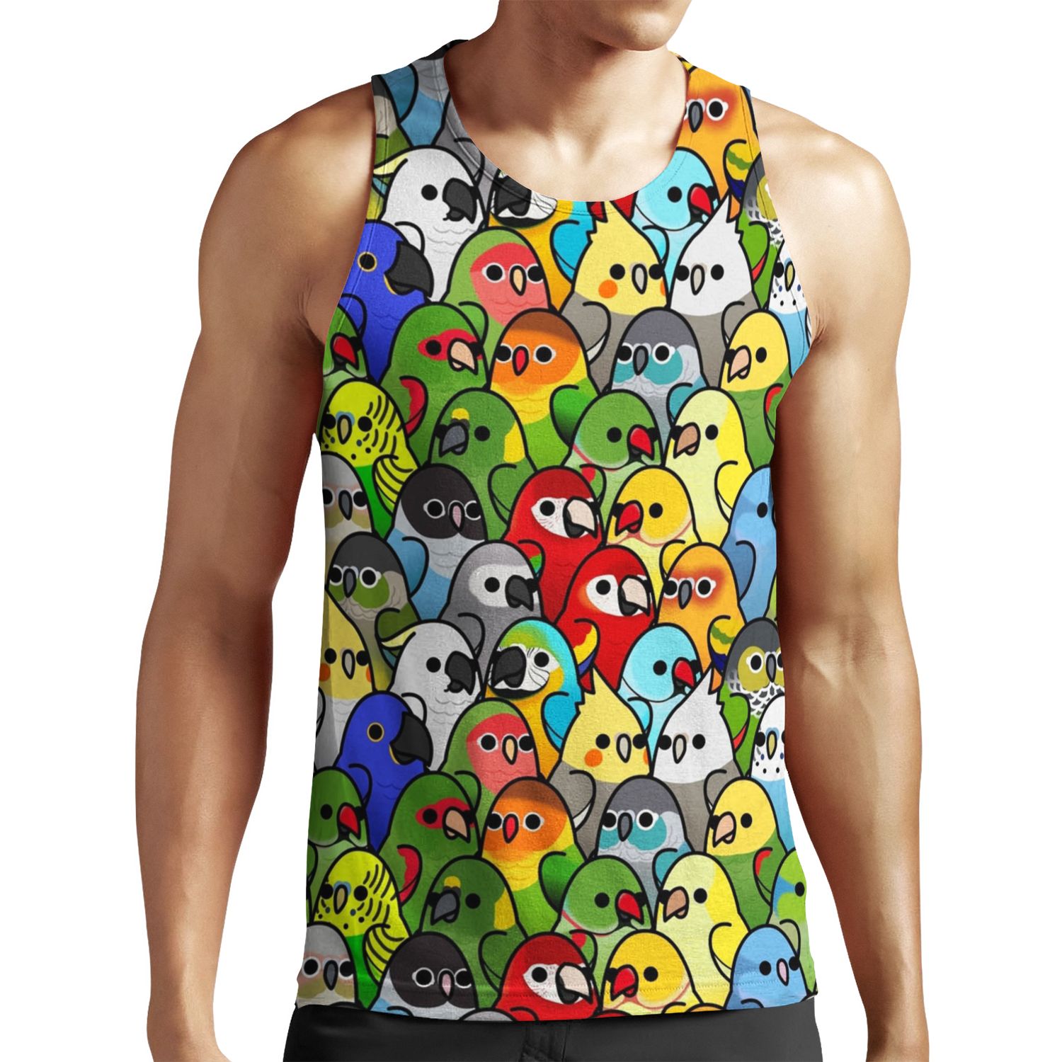 Too Many Birds Bird Squad 1 All-over-print Unisex Tank Top