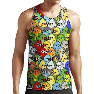Too Many Birds Bird Squad Classic All-over-print Unisex Tank Top