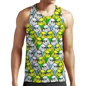 Too Many Birds Budgie Squad 1 All-over-print Unisex Tank Top