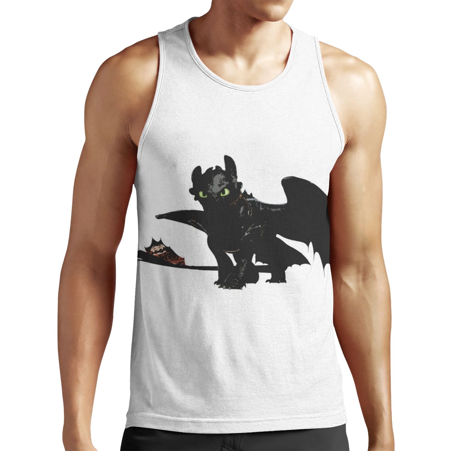 Toothless All-over-print Unisex Tank Top