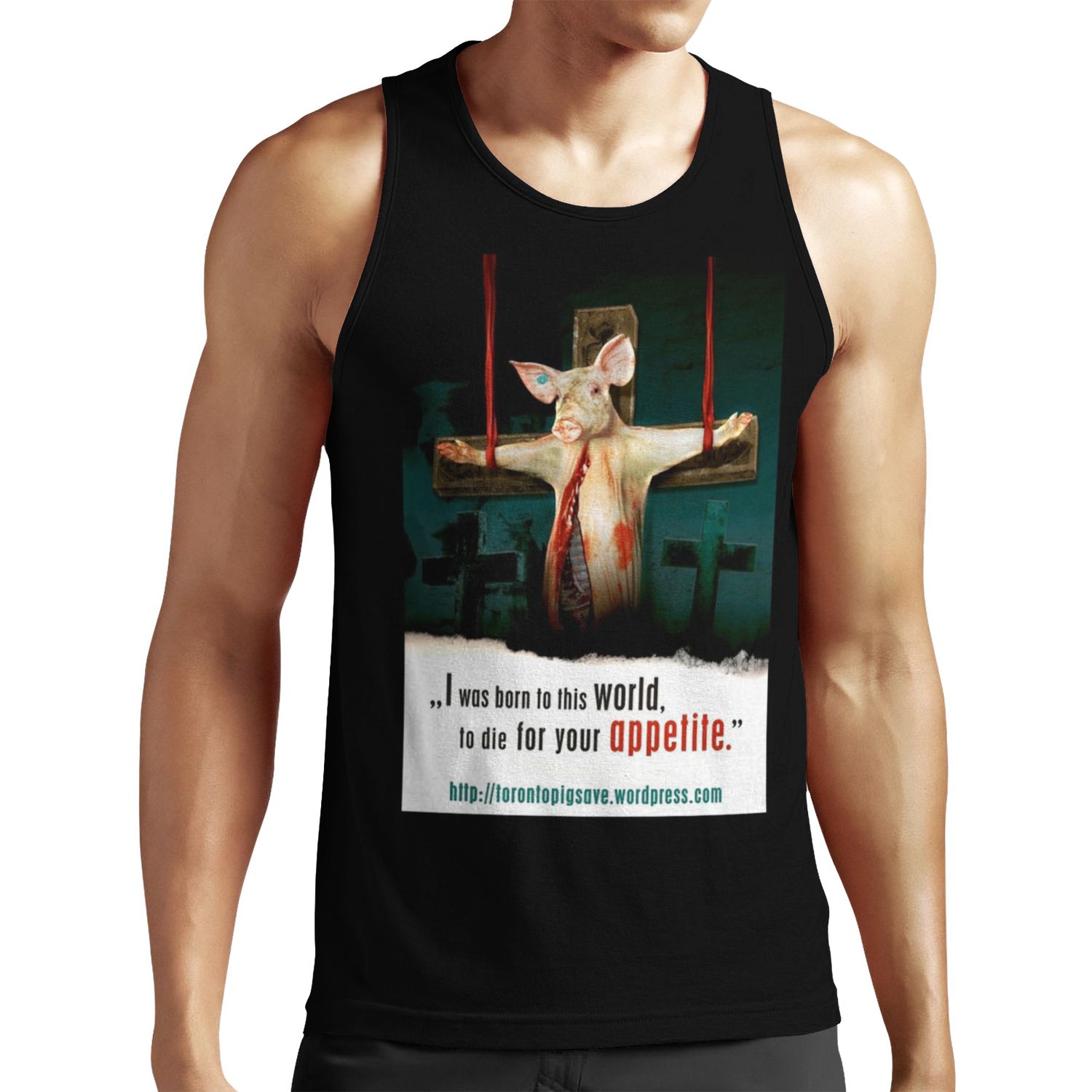 Toronto Pig Save All-over-print Unisex Tank Top