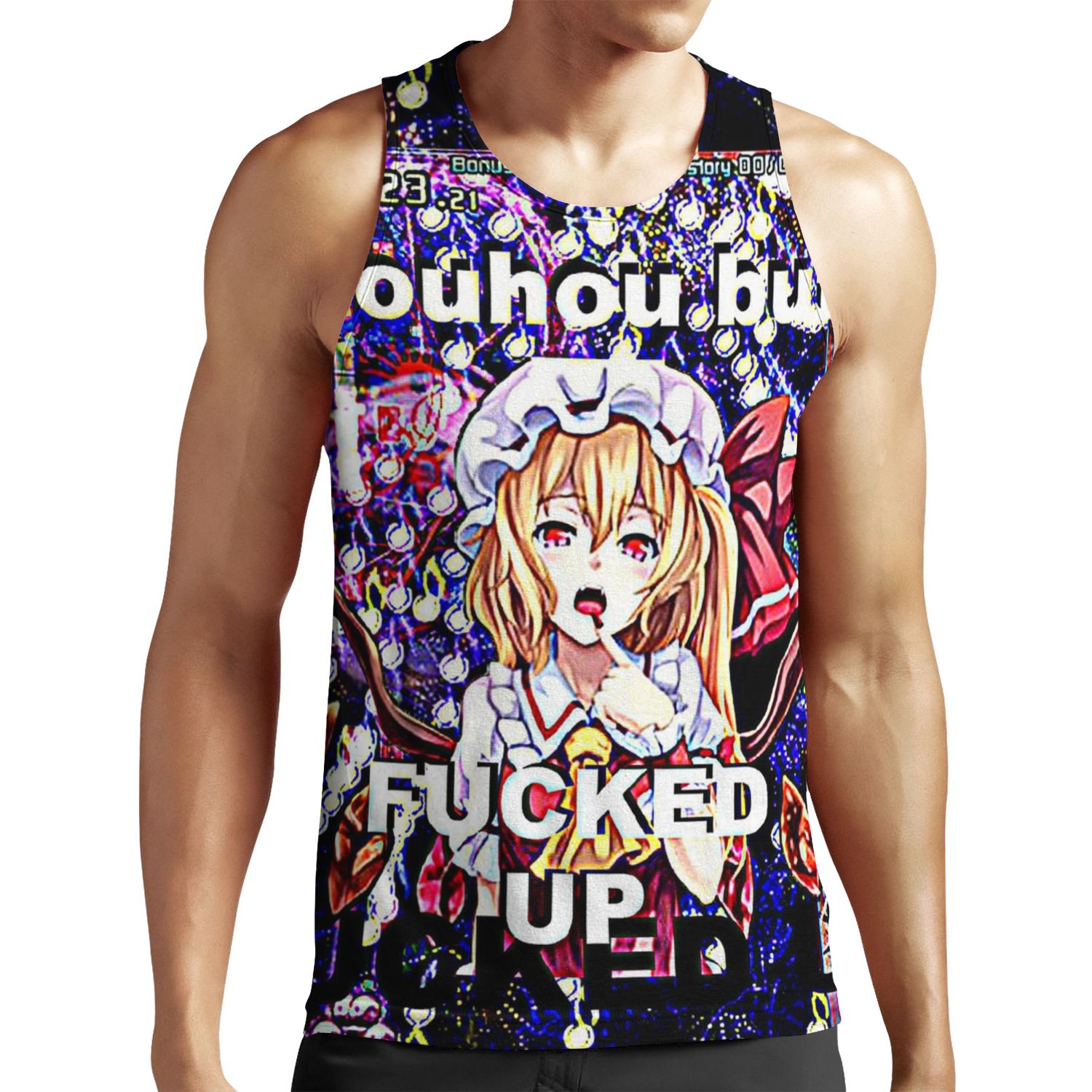 Touhou But Fucked Up All-over-print Unisex Tank Top