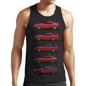 Toyota Supra Generations All-over-print Unisex Tank Top