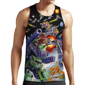 Transformers G1 Japanese Box Battle All-over-print Unisex Tank Top
