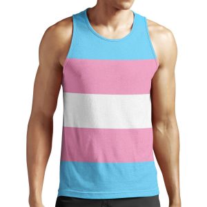 Transgender Flag All-over-print Unisex Tank Top