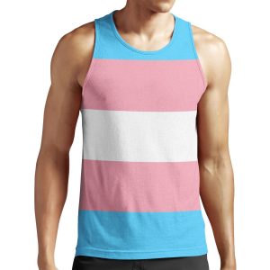 Transgender Pride Flag All-over-print Unisex Tank Top