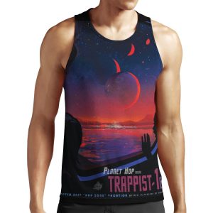 Trappist 1 Space Travel Poster All-over-print Unisex Tank Top