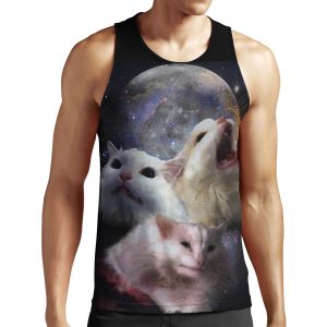 Triple Thurston Moon Cats All-over-print Unisex Tank Top