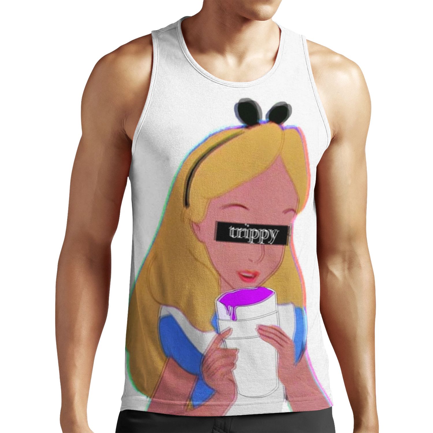 Trippy Alice All-over-print Unisex Tank Top