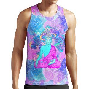 Trippy Buddha All-over-print Unisex Tank Top