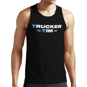 Trucker Tim Merch Trucker Tim Logo All-over-print Unisex Tank Top