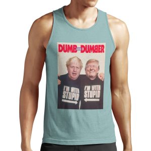 Trump And Boris Johnson Dumb And Dumber All-over-print Unisex Tank Top