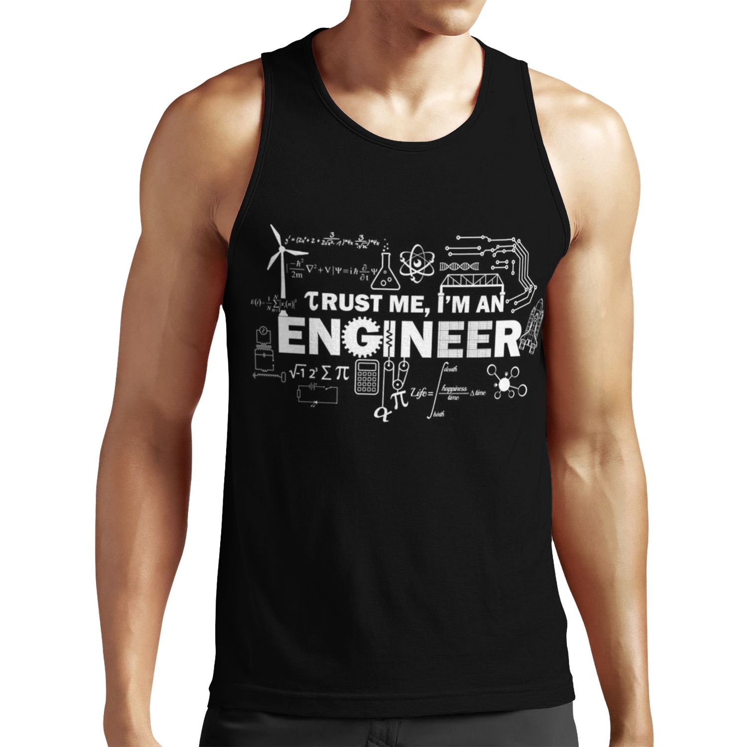 Trust Me I M An Engineer All-over-print Unisex Tank Top
