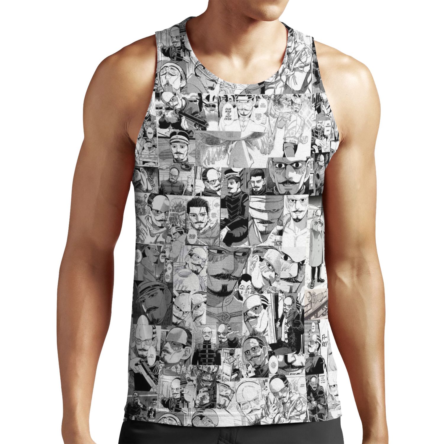 Tsurumi Manga Panel Heaven All-over-print Unisex Tank Top