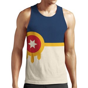 Tulsa Flag All-over-print Unisex Tank Top