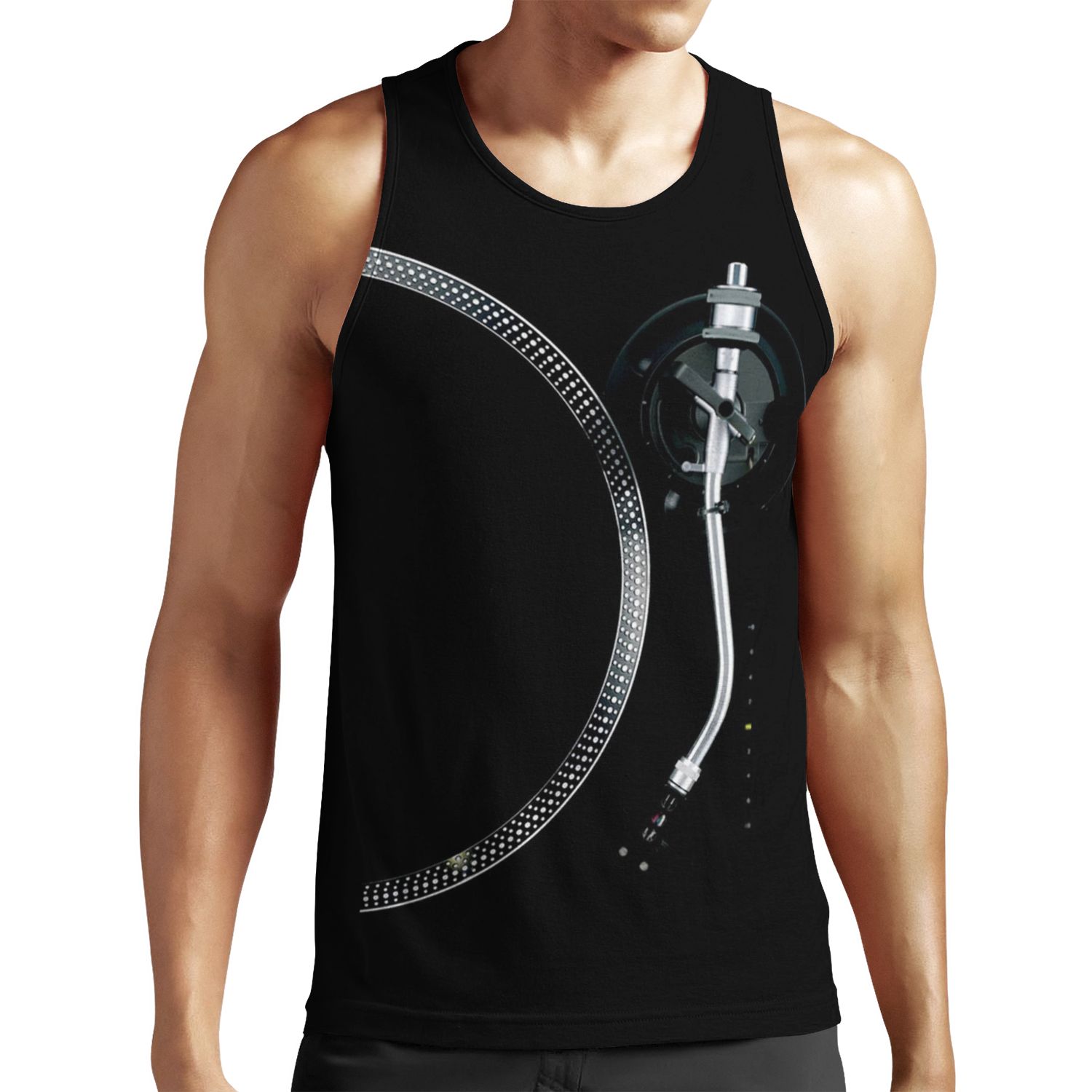Turntable Tone Arm And Platter All-over-print Unisex Tank Top