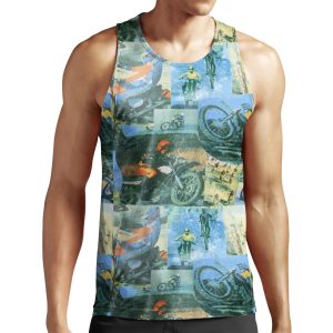 Tyler Durden Motocross All-over-print Unisex Tank Top