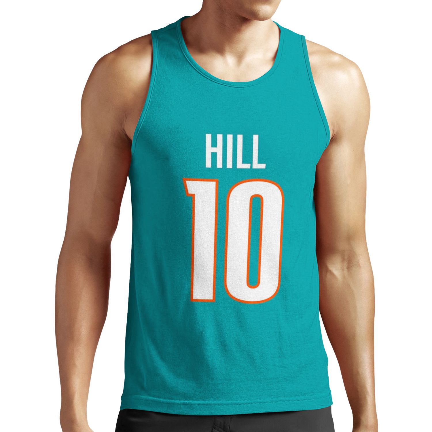 Tyreek Hill Dolphin Official All-over-print Unisex Tank Top