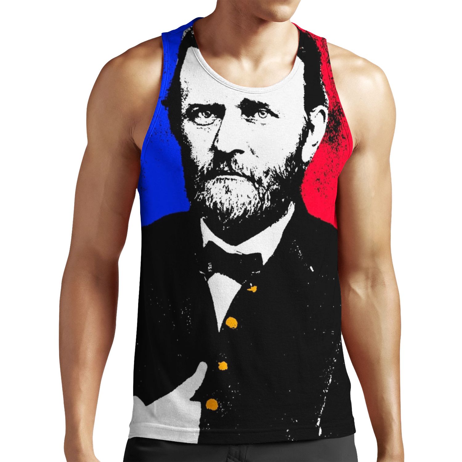 U S Grant 4 All-over-print Unisex Tank Top