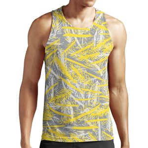 Ultimate Gray Illuminating And Cloud Dancer All-over-print Unisex Tank Top
